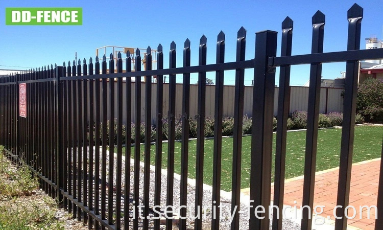 Recinzione di sicurezza per lancia per lancia saldata in acciaio tubolare per il cortile del parco giochi del parco giochi per la scuola giardino